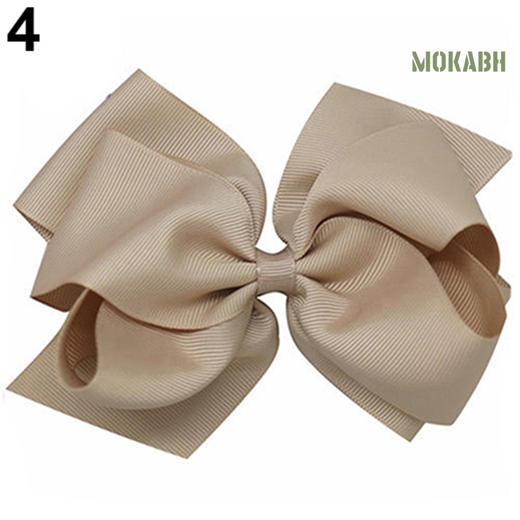 1 Kẹp Tóc Nơ Lớn Hai Lớp Cho Bé Gái