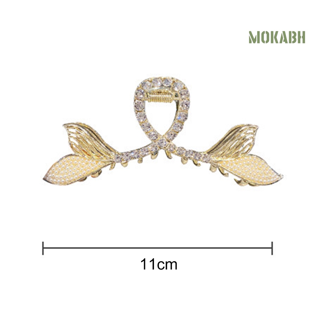 Kẹp Tóc Hình Đuôi Cá Đính Ngọc Trai Giả Sang Trọng