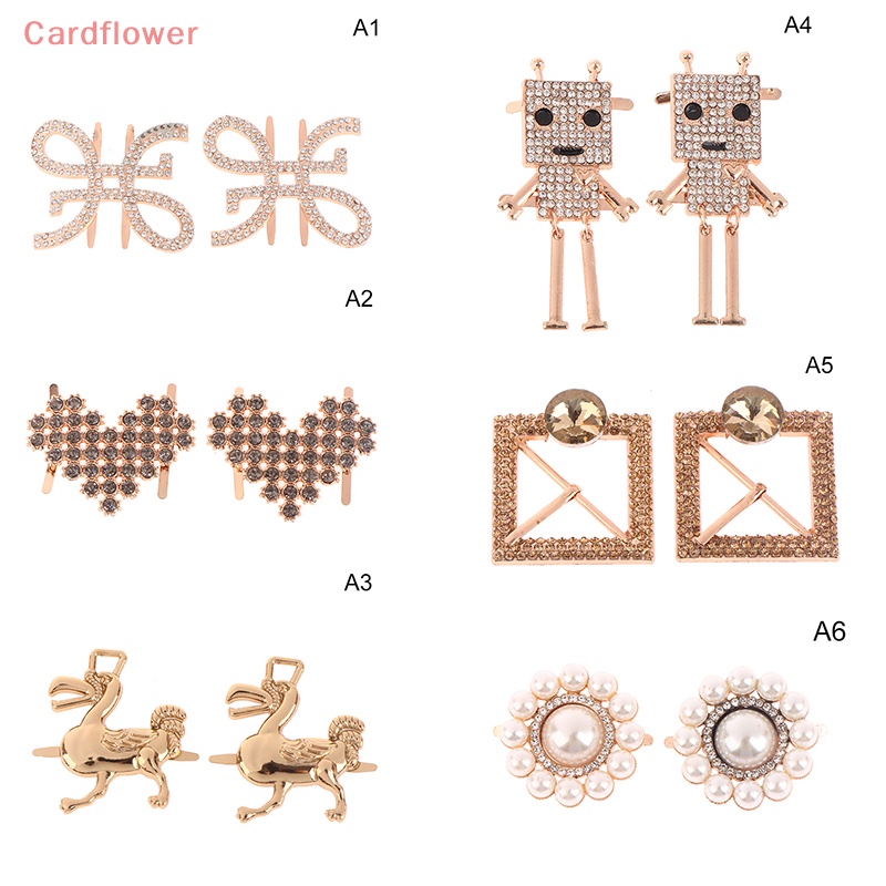 1 Cặp Kẹp Giày Cao Gót Đính Đá Trang Trí Mới Cho Cô Dâu