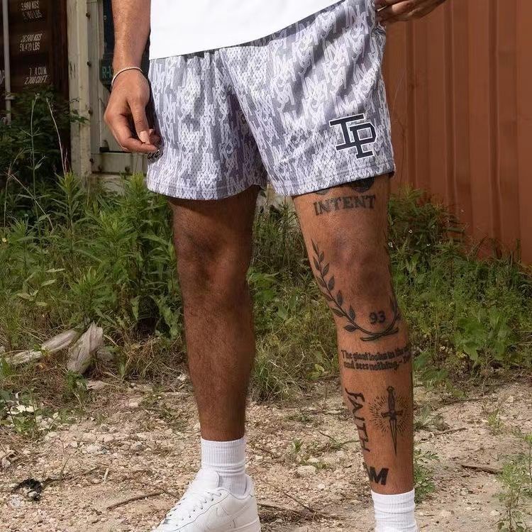 Inaka POWER Quần Short Thể Thao Bóng Rổ Thoáng Khí Phong Cách Đường Phố Mỹ