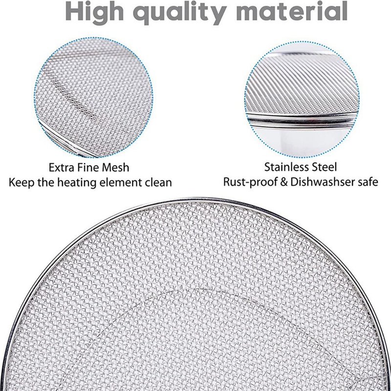 Tấm Chắn Bắn Dầu Bằng Thép Không Gỉ Cho Ninja Foodi FG551