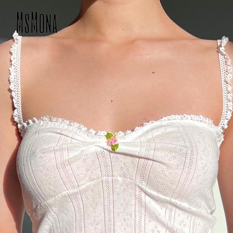 Áo Tank Top Hai Dây Màu Trơn Thời Trang 2023 Quyến Rũ Cho Nữ