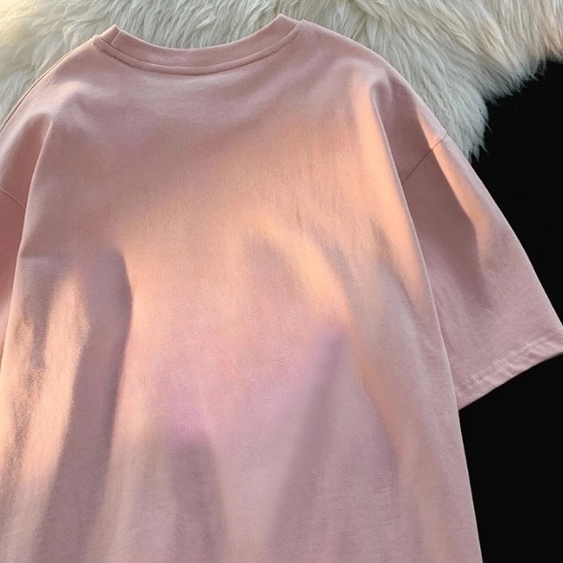 Hello Kitty Áo Thun Tay Ngắn Dáng Rộng Thời Trang Mùa Hè Cho Nữ