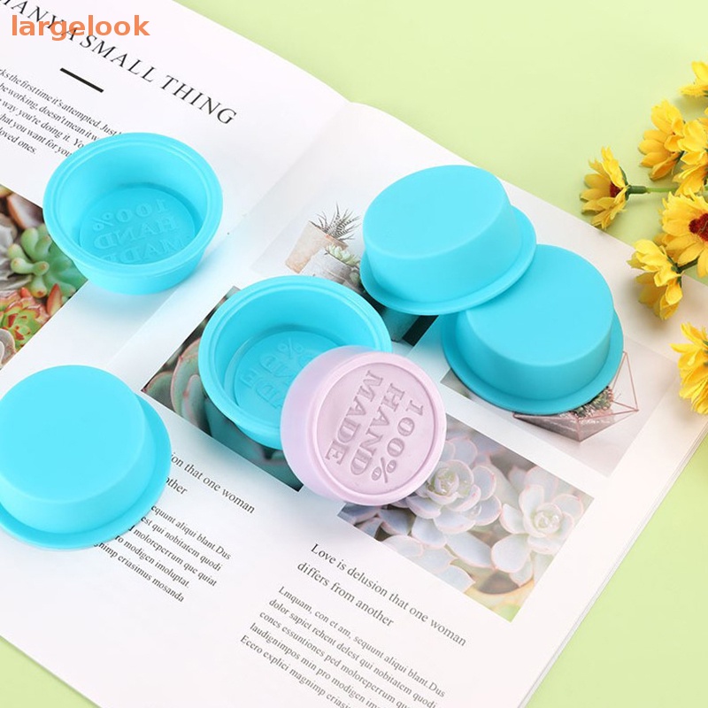 Khuôn Silicone Làm Bánh / Xà Phòng Hình Tròn 100% DIY