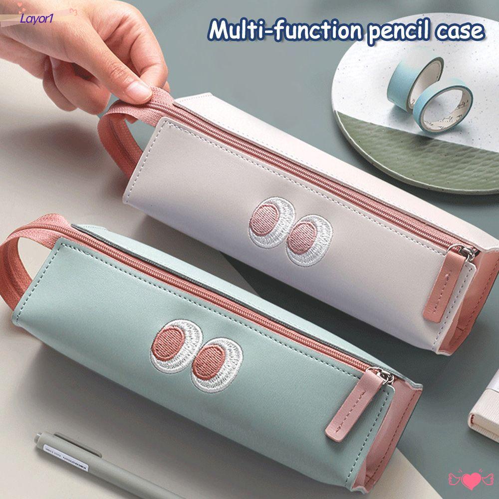 Túi Đựng Bút Chì Sức Chứa Lớn Họa Tiết Hoạt Hình Dễ Thương Sáng Tạo LAYOR1