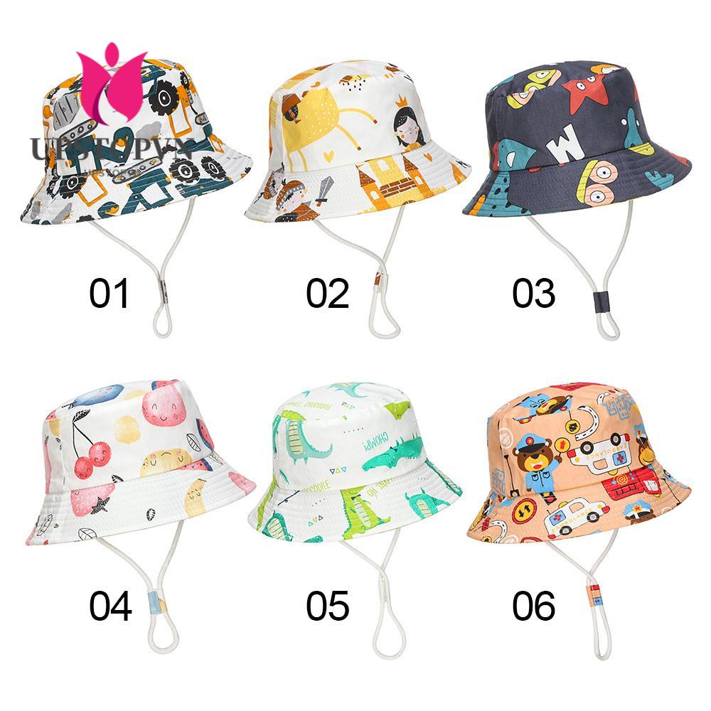 Mũ Bucket Chống Tia UV Thời Trang Đi Biển Cho Bé