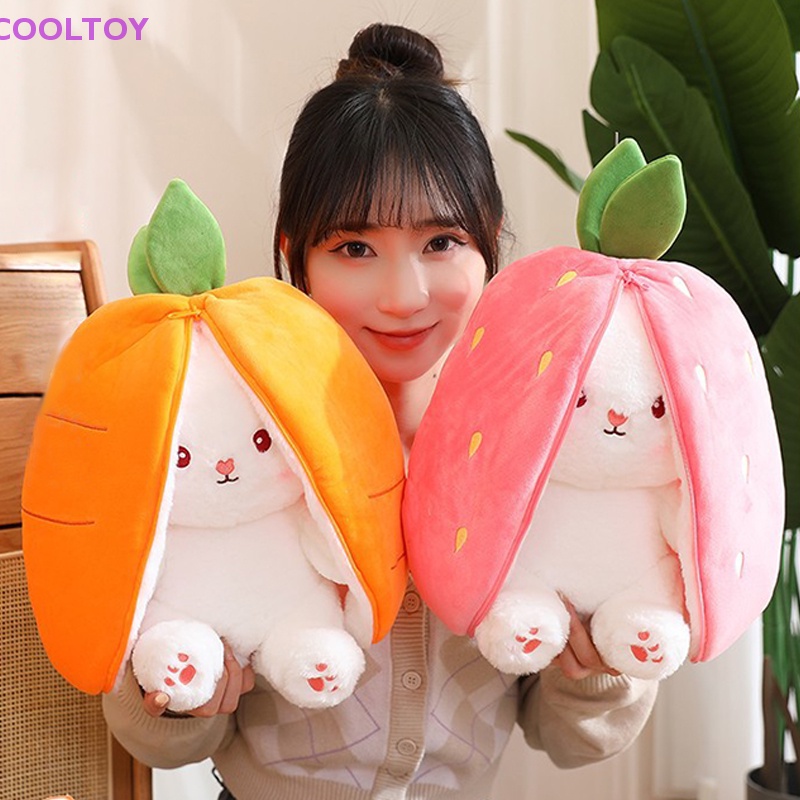 Thú Nhồi Bông Hình Thỏ Tai Dài Mềm Mại Đáng Yêu