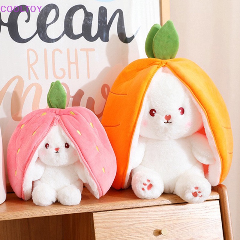 Thú Nhồi Bông Hình Thỏ Tai Dài Mềm Mại Đáng Yêu