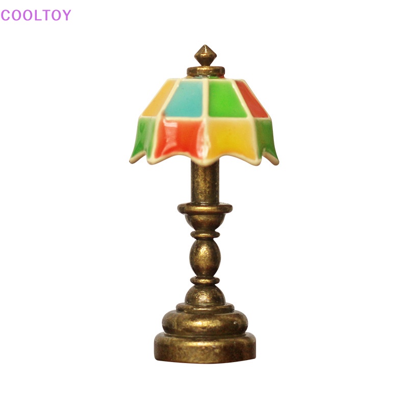 Đèn Bàn Mini Tỷ Lệ 1 / 12 Dùng Trang Trí Nhà Búp Bê