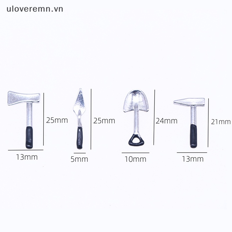 Mô Hình Nhà Búp Bê Uloveremn Mini Bằng Hợp Kim Dùng Trang Trí Tiểu Cảnh