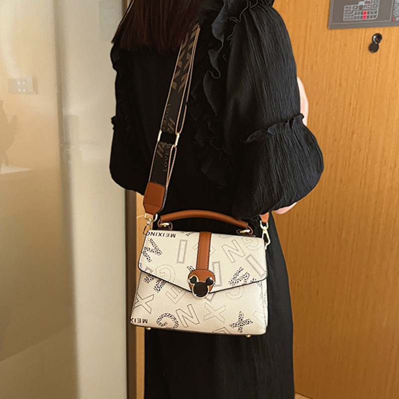 Túi Đeo Chéo Hình Vuông Cỡ Nhỏ Thiết Kế Thời Trang Dễ Thương Cho Nữ