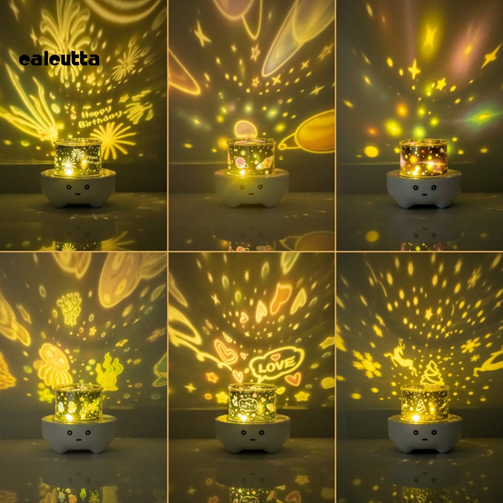 Đèn Ngủ Để Bàn 4 Hiệu Ứng Ánh Sáng Trang Trí Nhà Cửa