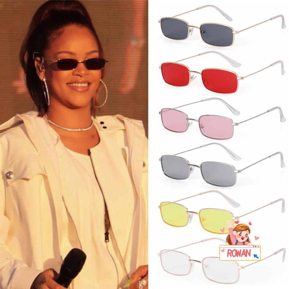 Kính Mát Gọng Chữ Nhật Chống Tia UV400 Phong Cách Vintage