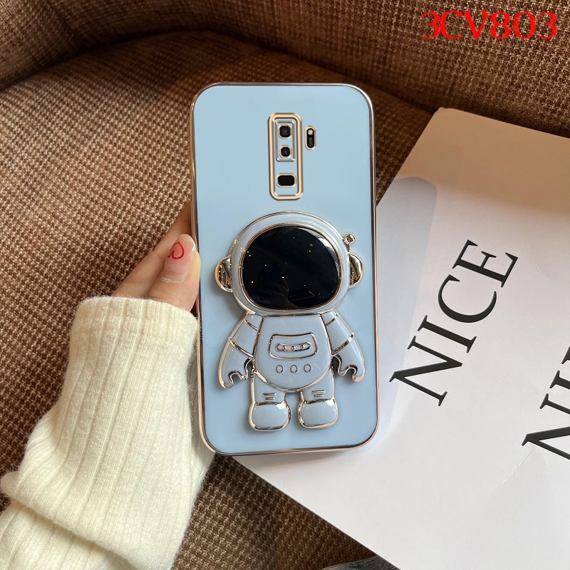 Ốp lưng samsung s9 plus samsung s9 Ốp Điện Thoại Silicone Mềm Có Vòng Đỡ Cho samsung s9 plus s9 FSZJ6 viền vuông cute thường