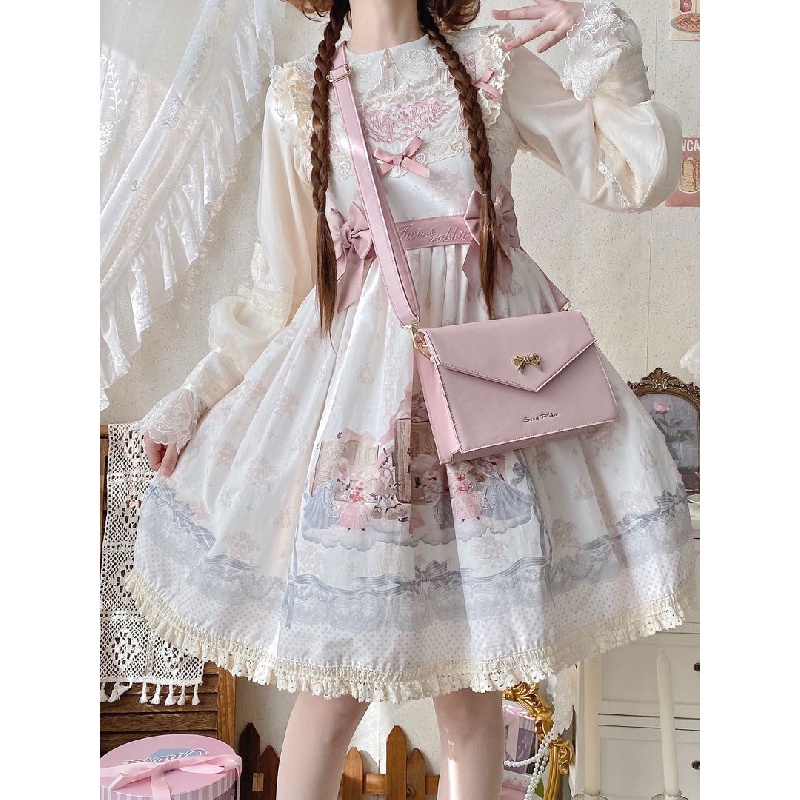 Túi Đeo Vai / Đeo Chéo Hạt Nguyên Bản Hai Chiều Ngọt Ngào Hàng Ngày Giảm Đau