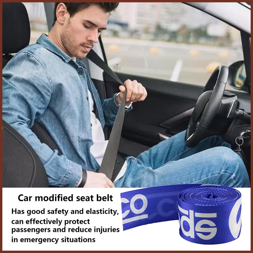 Jdm Dây Đai An Toàn Bằng Vải Sợi Nhiều Màu Sắc 4.8cm Có Sức Mạnh Cho Xe Hơi Đua haoyisvn