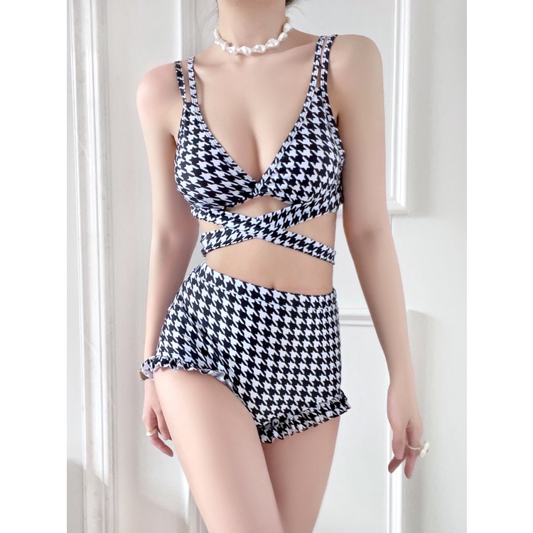 Bộ Đồ Bơi Bikini Đi Biển Phong Cách Hoạt Hình Quyến Rũ Nóng Bỏng Cho Nữ