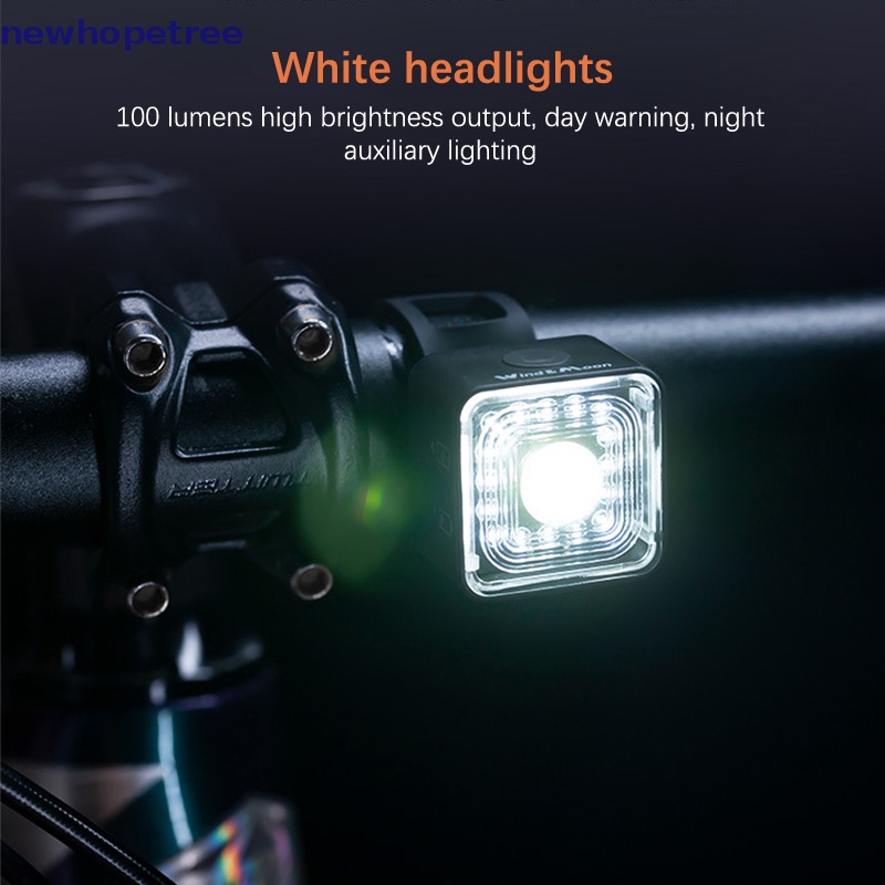 Bộ Đèn An Toàn Trước / Sau 120LM Chống Thấm Nước IP66 Cho Xe Đạp Leo Núi