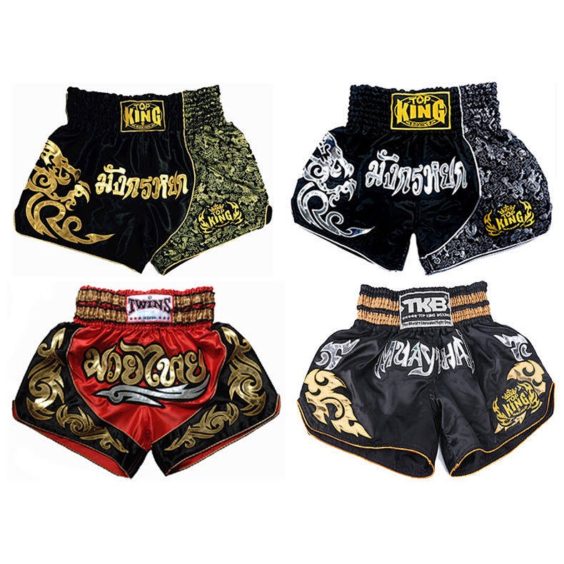 Quần Short Tập Võ Taekwondo / Boxing / Muay Thai Thêu Họa Tiết Thời Trang Cho Nam Và Nữ