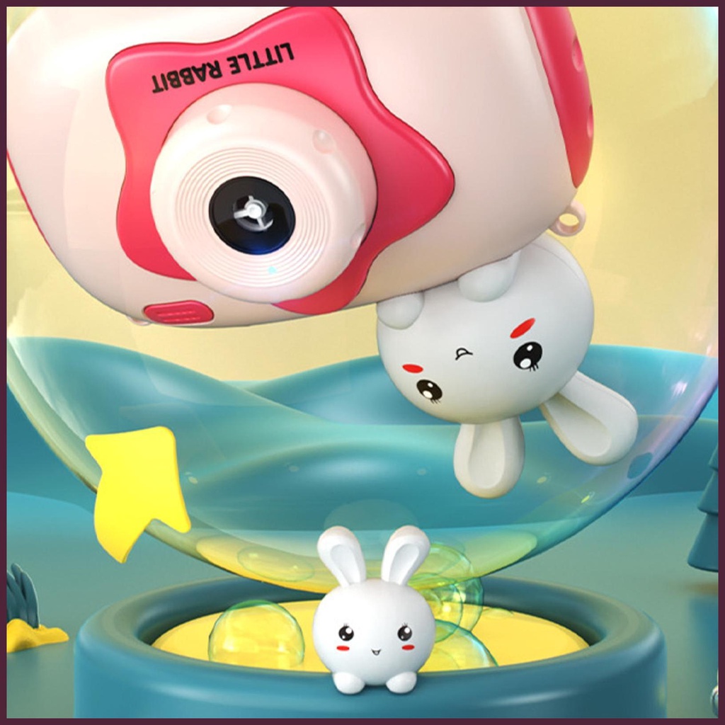 Máy Thổi Bong Bóng Xà Phòng Tự Động Hình Động Vật Hoạt Hình Dễ Thương Cho Bé