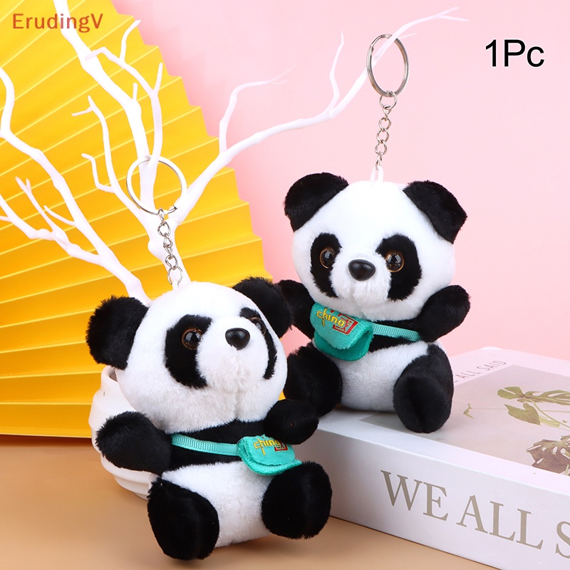 [ErudingV] Móc Khóa Gấu Trúc Nhồi Bông Mềm Mại 12CM Trang Trí Ba Lô / Ô Tô Quà Tặng Trẻ Em [Mới]