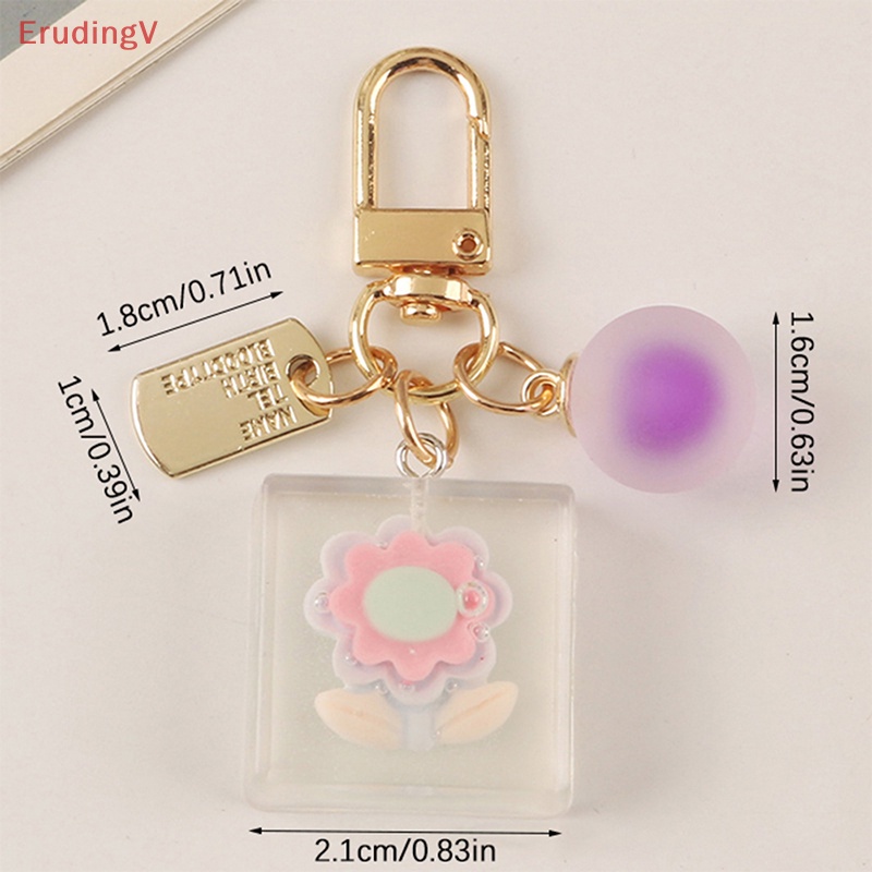 [ErudingV] Móc Khóa Resin Hình Hoa Cúc Sáng Tạo Dễ Thương Cho Nữ [Mới]