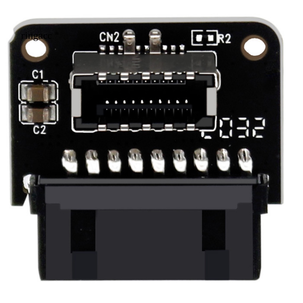 Đầu Chuyển Đổi USB 3.0 19P Sang Type-C 20P 90 Độ Chuyên Dụng Cho Máy Tính Thẻ