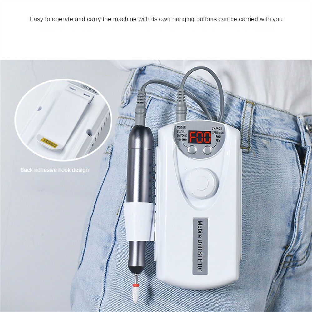 Máy Đánh Bóng Móng Tay Di Động Kèm Sạc Tiện Dụng Chất Lượng Cao