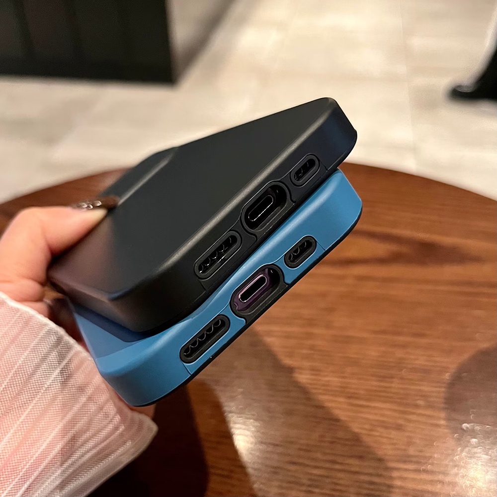 Ốp Điện Thoại Silicon TPU Mềm Đơn Giản Bảo Vệ Ống Kính Máy Ảnh Toàn Diện Cho IPhone 14 Pro Max 13 12 11 Pro Max XS XR