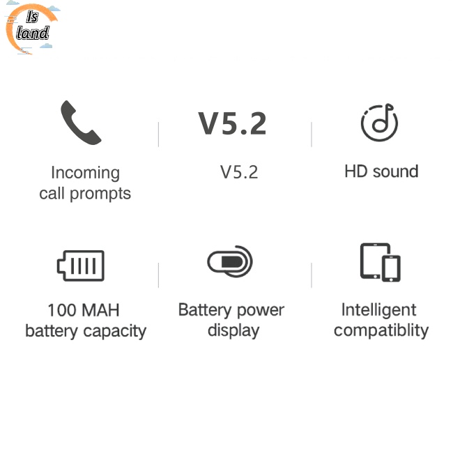 Tai Nghe Không Dây Hi90 Tws Bluetooth 5.0 Thiết Kế Móc Vành Tai Phong Cách Thể Thao