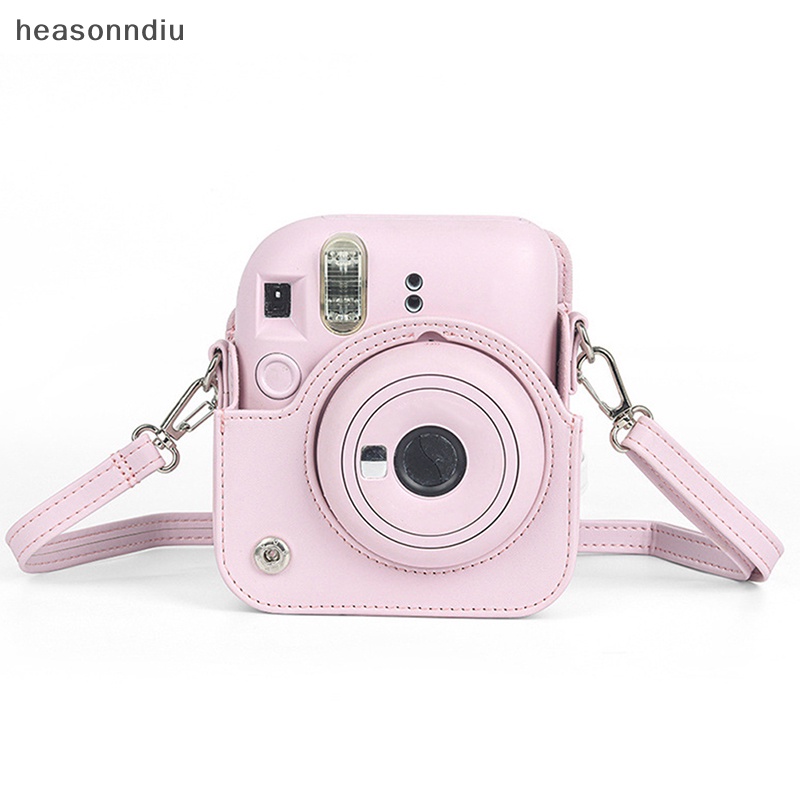 Túi Da PU Đựng Máy Ảnh Instax Mini 12 Kèm Dây Đeo Vai Tiện Dụng