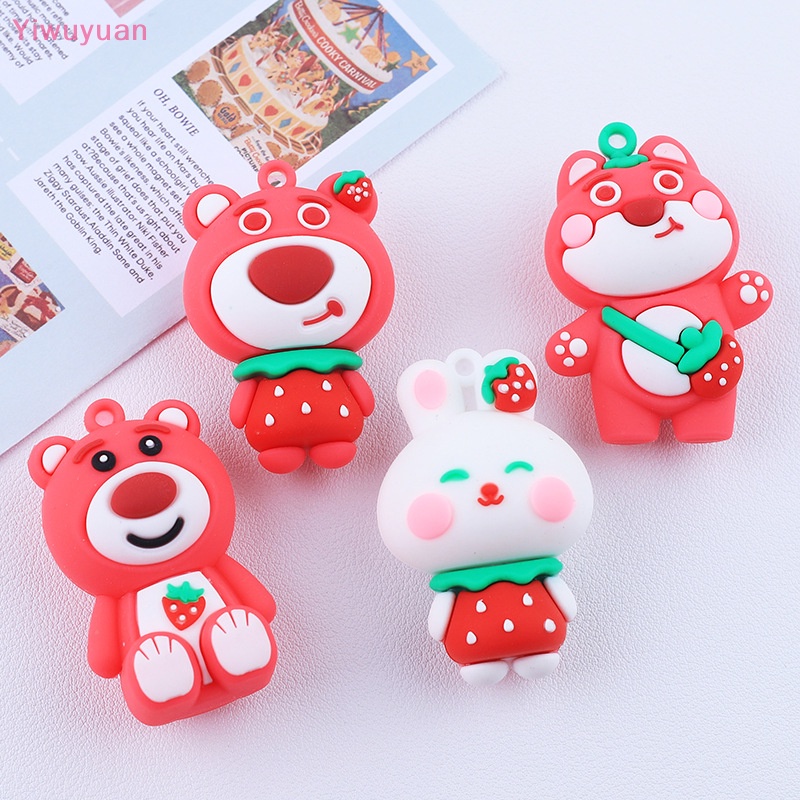 Phụ Kiện Trang Trí Điện Thoại Hình Gấu 3D Bằng Nhựa Resin DIY Mới