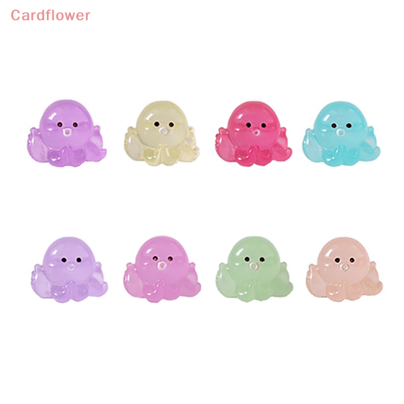 Bộ 2 Tượng Bạch Tuộc Dạ Quang Dùng Trang Trí Tiểu Cảnh Mới