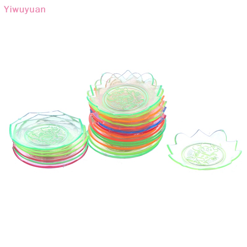 Set 20 Đĩa Nhựa Mini Trang Trí Nhà Búp Bê Mới