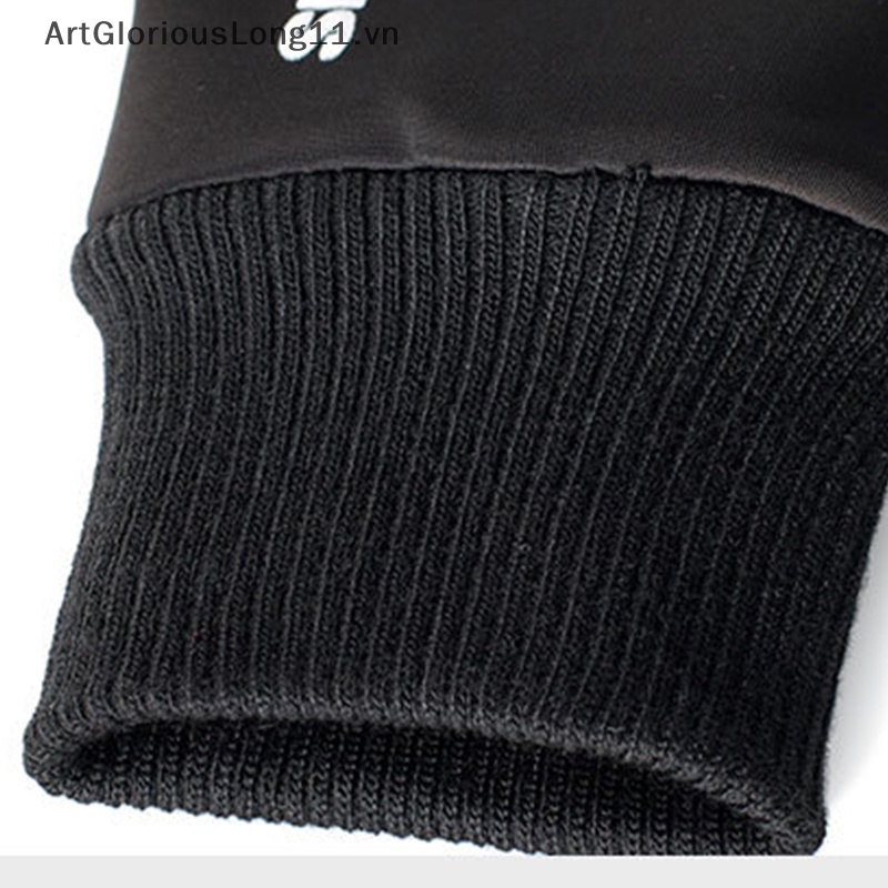 Găng Tay Chạy Xe Đạp / Trượt Tuyết Giữ Ấm Chống Trượt Có Thể Chạm Màn Hình Cảm Ứng Nghệ Thuật Cho Nam