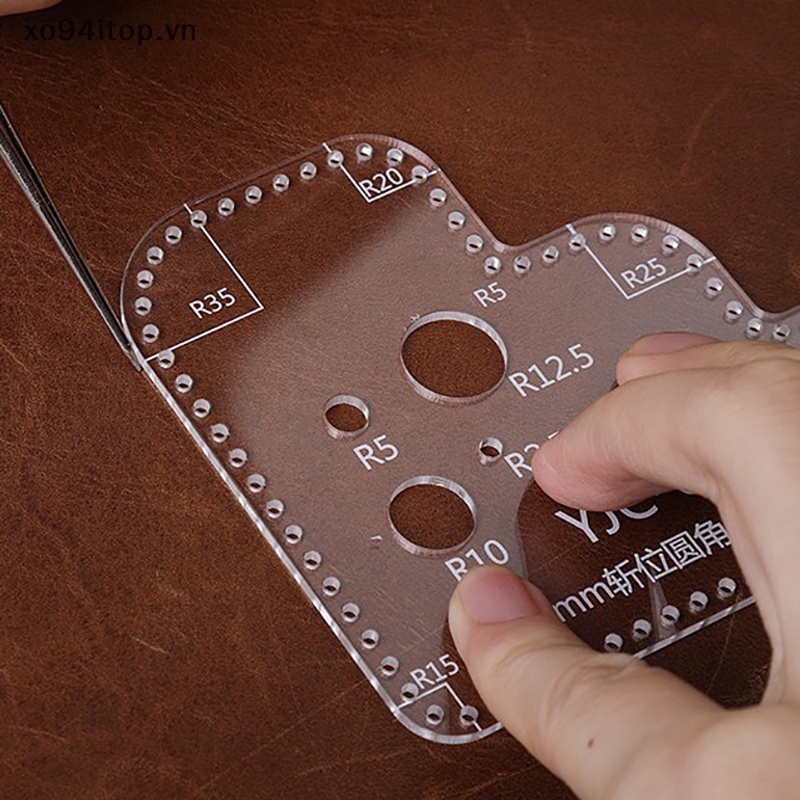 1 Khuôn Cắt Dập Nổi Trang Trí Sổ Tay / Đồ Da Bằng Acrylic DIY