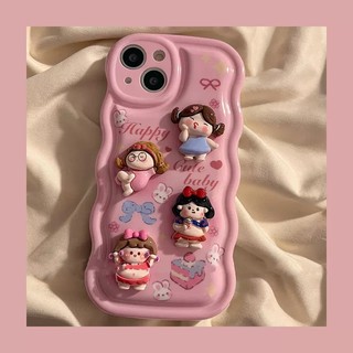 Ốp Điện Thoại Chống Rơi Họa Tiết Bé Mập Mạp Dễ Thương Cho IPhone 14 13 12 11 7 8 Pro Max XS XR 8 7 14 Plus