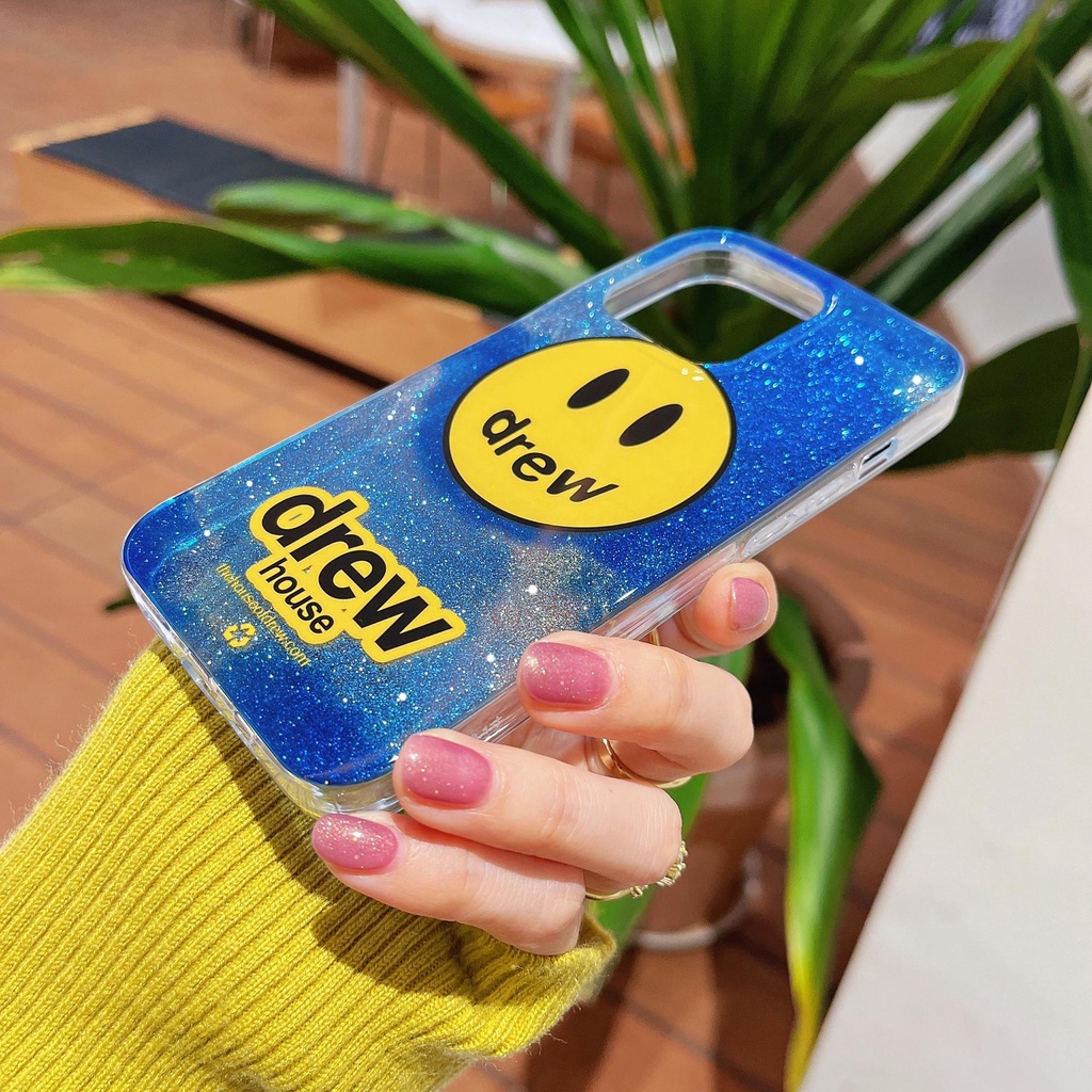 Ốp Điện Thoại TPU Mềm Trong Suốt Chống Rơi Họa Tiết Mặt Cười Cho iPhone 12 13 14 Pro Max