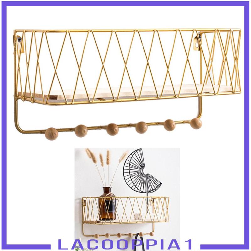 [Lacooppia1] Giá Đỡ Chìa Khóa Gắn Tường Màu Vàng Kim
