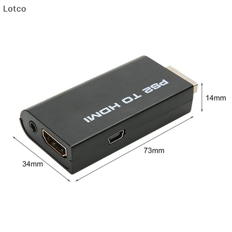 Lotco HDV-G300 Bộ chuyển đổi video âm thanh PS2 sang HDMI 480i/480p/576i cho PSX PS4 VN