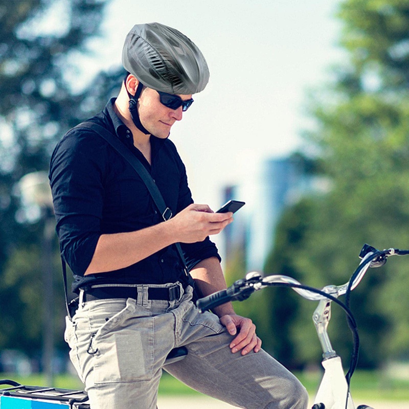 Vỏ Bọc Mũ Bảo Hiểm Chống Gió Mưa Phản Quang Cho Xe Đạp Leo Núi YKD