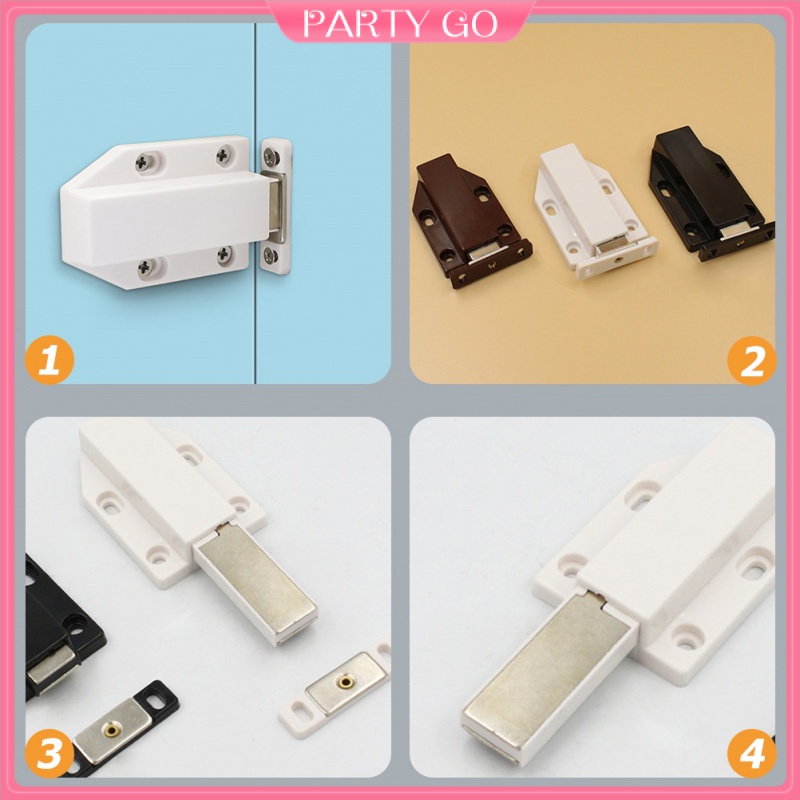 Bộ 2 Con Lăn Từ Tính Bằng Thép Không Gỉ Cho Đồ Nội Thất