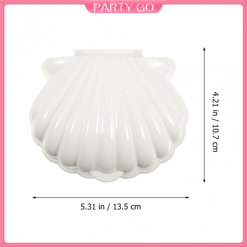 Bộ 2 Khay Đựng Xà Phòng Hình Vỏ Sò Trang Trí Bồn Tắm