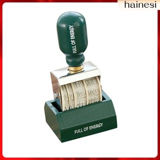 💖💕Con Dấu Gỗ In Chữ Date Postmark Trang Trí Sổ Tay