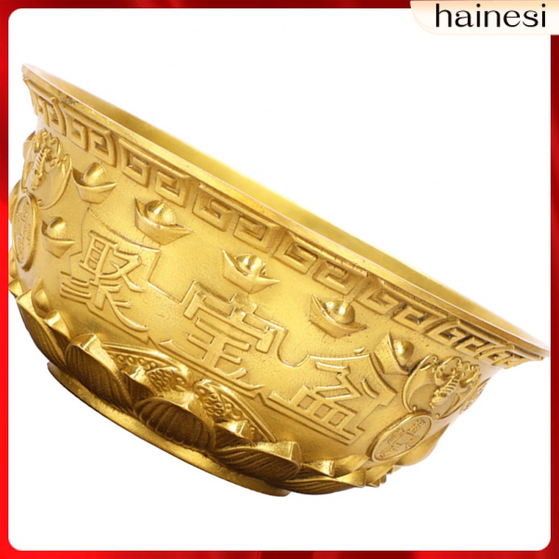 Mô Hình Bát Cornucopia Bằng Đồng Thau Để Bàn Trang Trí Nhà Cửa / Văn Phòng