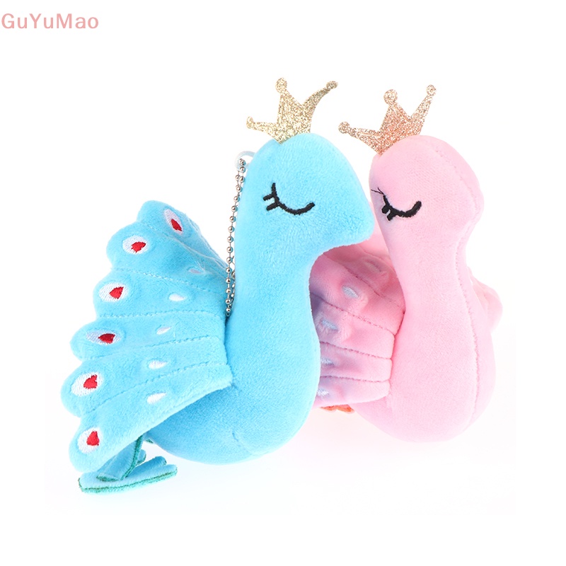 Móc Khóa Hình Con Công Hoạt Hình Nhồi Bông Đáng Yêu