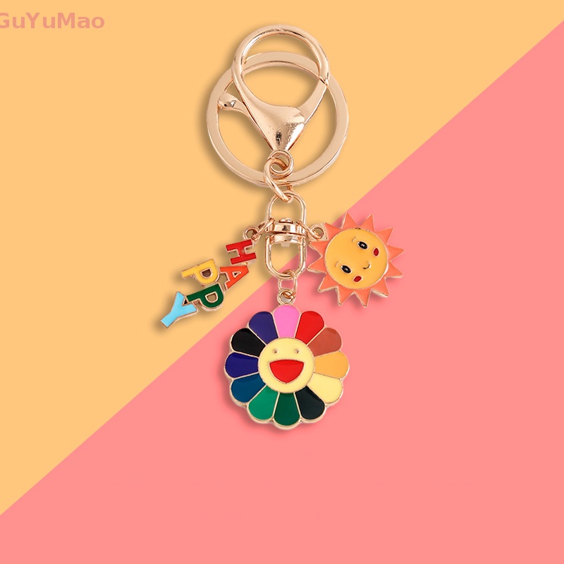 Móc Chìa Khóa Hình Hoa Hướng Dương Dễ Thương Cho Nam Và Nữ PRTA