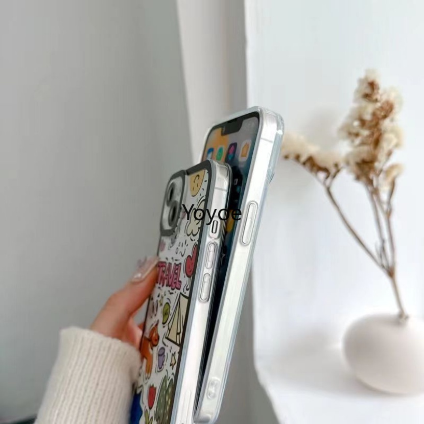 Ốp Điện Thoại Silicon Mềm Chống Sốc Bảo Vệ Ống Kính Máy Ảnh Cho iPhone 14 13 11 12 Pro Max X XR XS 7 8 14 Plus SE