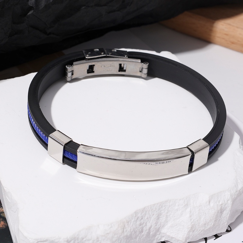 Vòng Tay Silicon Thép Titan Bốn Màu Giảm Đau Tốt Cho Sức Khỏe Thời Trang Cho Nam Và Nữ