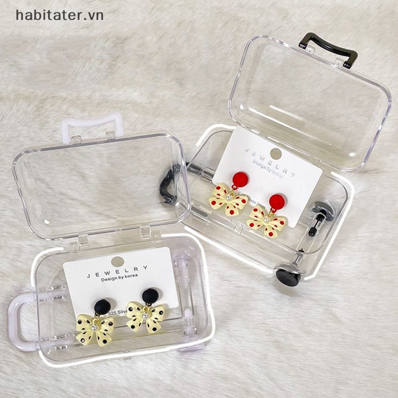 Vali Mini Siêu Nhẹ Màu Kẹo Ngọt Trang Sức Tiện Dụng